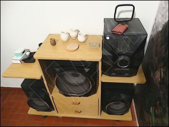 mesas modulares para equipos de audio